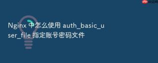 Nginx 中怎么使用 auth_basic_user_file 指定账号密码文件