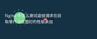 nginx 中怎么测试盗链请求在获取替代占位图时的性能表现