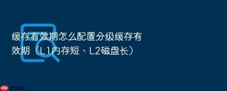 缓存有效期怎么配置分级缓存有效期(l1内存短、l2磁盘长)