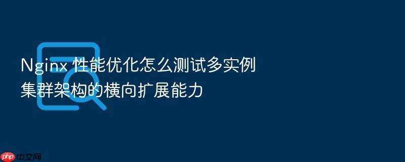 nginx 性能优化怎么测试多实例集群架构的横向扩展能力