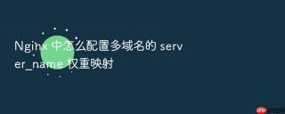 nginx 中怎么配置多域名的 server_name 权重映射