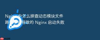 nginx 中怎么排查动态模块文件路径写错导致的 nginx 启动失败