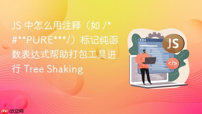 js 中怎么用注释(如 /*#**pure***/)标记纯函数表达式帮助打包工具进行 tree shaking