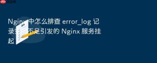 nginx 中怎么排查 error_log 记录空间不足引发的 nginx 服务挂起