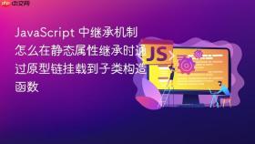 JavaScript 中继承机制怎么在静态属性继承时通过原型链挂载到子类构造函数