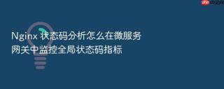 nginx 状态码分析怎么在微服务网关中监控全局状态码指标