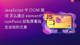 javascript 中 dom 查询 怎么通过 elementfrompoint 获取屏幕指定坐标的元素