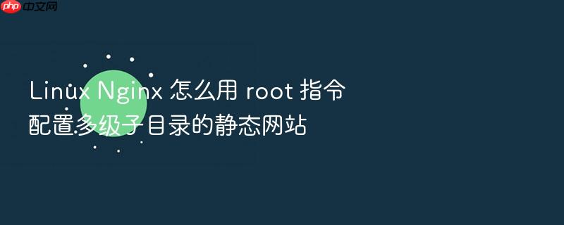 linux nginx 怎么用 root 指令配置多级子目录的静态网站