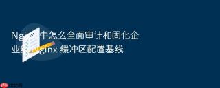 nginx 中怎么全面审计和固化企业级 nginx 缓冲区配置基线