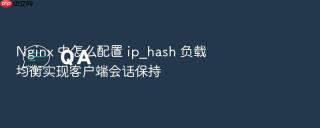 nginx 中怎么配置 ip_hash 负载均衡实现客户端会话保持