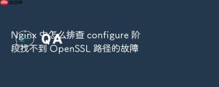 nginx 中怎么排查 configure 阶段找不到 openssl 路径的故障