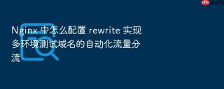 nginx 中怎么配置 rewrite 实现多环境测试域名的自动化流量分流