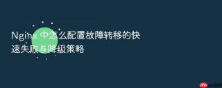 nginx 中怎么配置故障转移的快速失败与降级策略