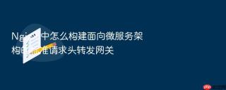 Nginx 中怎么构建面向微服务架构的标准请求头转发网关