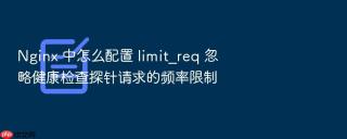 Nginx 中怎么配置 limit_req 忽略健康检查探针请求的频率限制