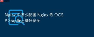 Nginx 中怎么配置 Nginx 的 OCSP Stapling 提升安全