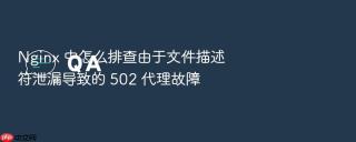 nginx 中怎么排查由于文件描述符泄漏导致的 502 代理故障