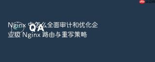 nginx 中怎么全面审计和优化企业级 nginx 路由与重写策略