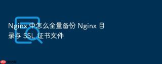 nginx 中怎么全量备份 nginx 目录与 ssl 证书文件