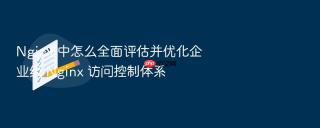 Nginx 中怎么全面评估并优化企业级 Nginx 访问控制体系