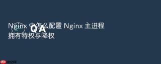 Nginx 中怎么配置 Nginx 主进程拥有特权与降权