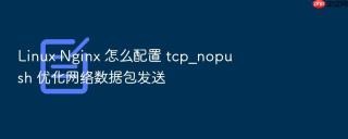 linux nginx 怎么配置 tcp_nopush 优化网络数据包发送