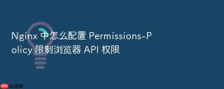 nginx 中怎么配置 permissions-policy 限制浏览器 api 权限