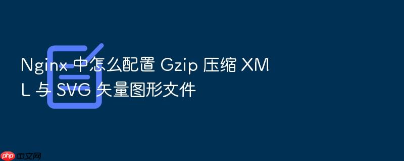 nginx 中怎么配置 gzip 压缩 xml 与 svg 矢量图形文件