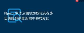 nginx 中怎么测试加权轮询在多级微服务嵌套架构中的转发比