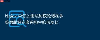 Nginx 中怎么测试加权轮询在多级微服务嵌套架构中的转发比
