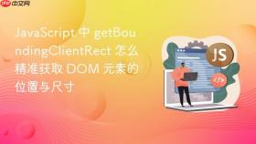 javascript 中 getboundingclientrect 怎么精准获取 dom 元素的位置与尺寸