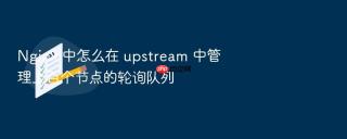 Nginx 中怎么在 upstream 中管理上百个节点的轮询队列