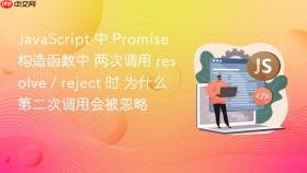 JavaScript 中 Promise 构造函数中 两次调用 resolve / reject 时 为什么第二次调用会被忽略