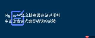 Nginx 中怎么排查缓存绕过规则中正则表达式编写错误的故障