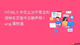 html5 中怎么为不常见的语种在页面中正确声明 lang 属性值
