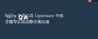 nginx 中怎么在 upstream 中结合缓存实现动静分离加速