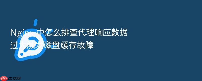 nginx 中怎么排查代理响应数据过大触发磁盘缓存故障