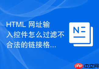 html 网址输入控件怎么过滤不合法的链接格式