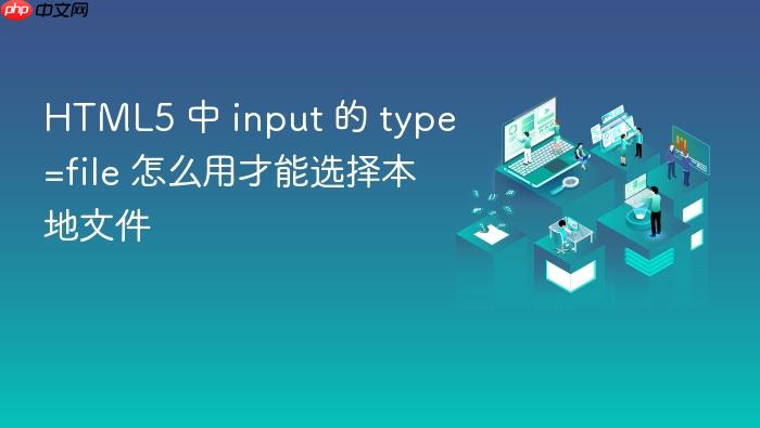 html5 中 input 的 type=file 怎么用才能选择本地文件