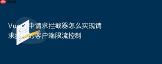 vue 3 中请求拦截器怎么实现请求频率的客户端限流控制