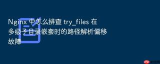 nginx 中怎么排查 try_files 在多级子目录嵌套时的路径解析偏移故障
