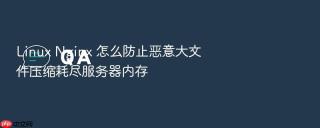 Linux Nginx 怎么防止恶意大文件压缩耗尽服务器内存