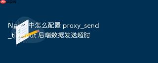 nginx 中怎么配置 proxy_send_timeout 后端数据发送超时