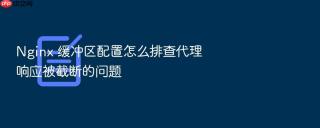 Nginx 缓冲区配置怎么排查代理响应被截断的问题