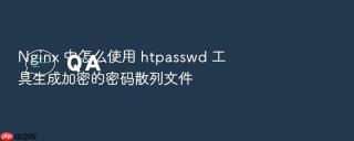 nginx 中怎么使用 htpasswd 工具生成加密的密码散列文件