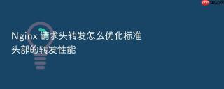 nginx 请求头转发怎么优化标准头部的转发性能