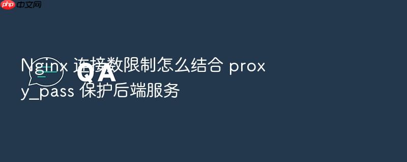 nginx 连接数限制怎么结合 proxy_pass 保护后端服务