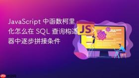 JavaScript 中函数柯里化怎么在 SQL 查询构造器中逐步拼接条件