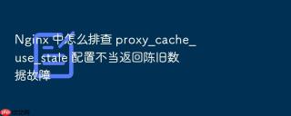 nginx 中怎么排查 proxy_cache_use_stale 配置不当返回陈旧数据故障