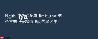 Nginx 中怎么配置 limit_req 结合日志记录超速访问的黑名单